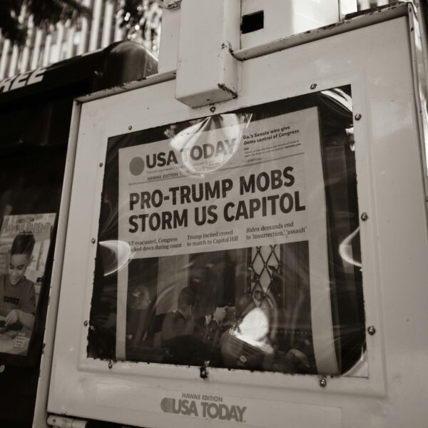 USA Today headline about the January 6 attack on the Capitol
